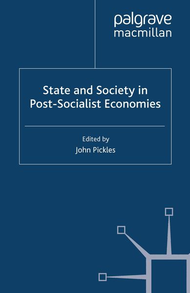 Produktbild: State and Society in Post-Socialist Economies