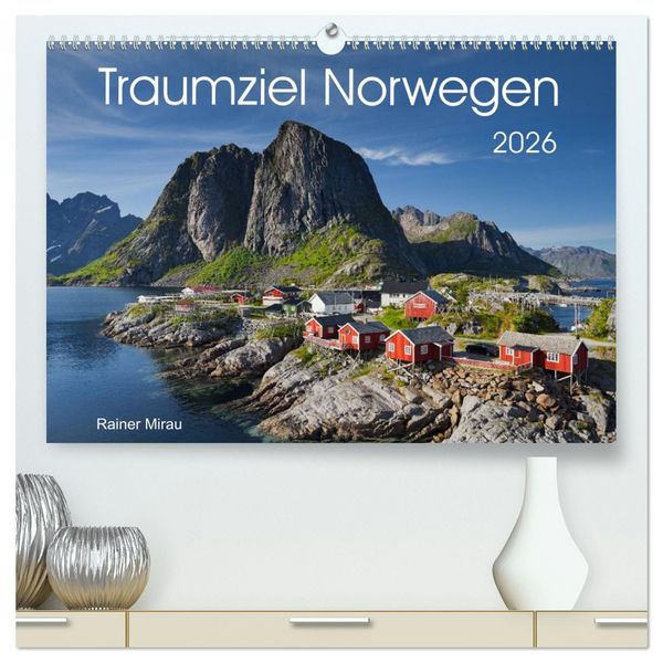 Produktbild: Traumziel Norwegen 2026 (hochwertiger Premium Wandkalender 2026 DIN A2 quer), Kunstdruck in Hochglanz