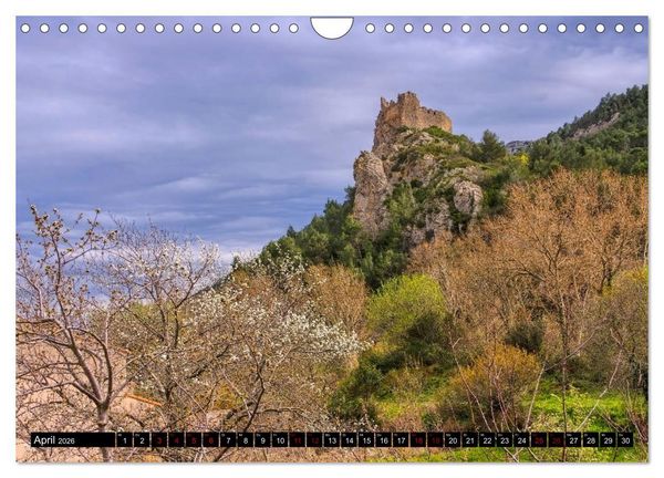Produktbild: Burgen der Katharer - Unterwegs im Pays Cathare (Wandkalender 2026 DIN A4 quer), CALVENDO Monatskalender