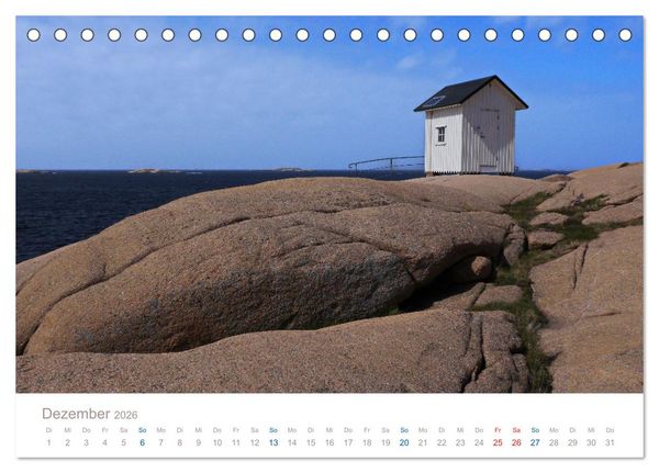 Produktbild: Bohusl&auml;n - Idyllische Sch&auml;renlandschaft an Schwedens Westk&uuml;ste (Tischkalender 2026 DIN A5 quer), CALVENDO Monatskalender