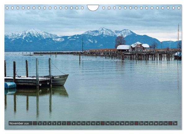 Produktbild: Stille Tage am Chiemsee (Wandkalender 2026 DIN A4 quer), CALVENDO Monatskalender