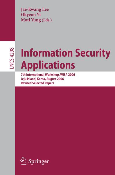 Produktbild: Information Security Applications