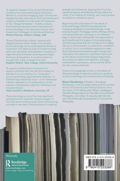 Produktbild: In the Name of Phenomenology