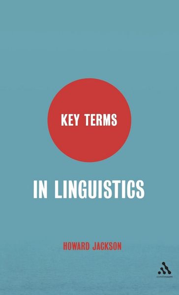 Produktbild: Key Terms in Linguistics