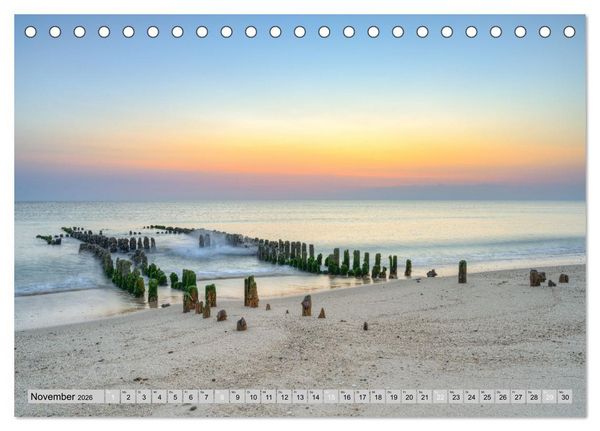 Produktbild: Wundersch&ouml;nes Sylt - Perle der Nordsee (Tischkalender 2026 DIN A5 quer), CALVENDO Monatskalender