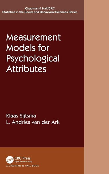Produktbild: Measurement Models for Psychological Attributes