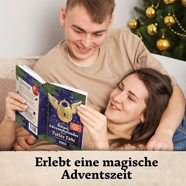 Produktbild: Das geheimnisvolle R&auml;tsel-Adventskalender-Buch f&uuml;r Potter-Fans &ndash; Der inoffizielle Weihnachts-Countdown