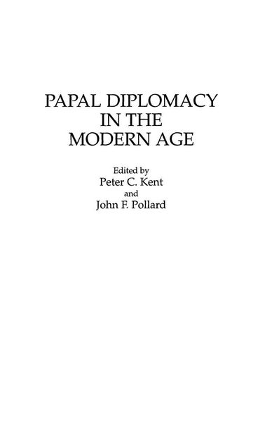 Produktbild: Papal Diplomacy in the Modern Age