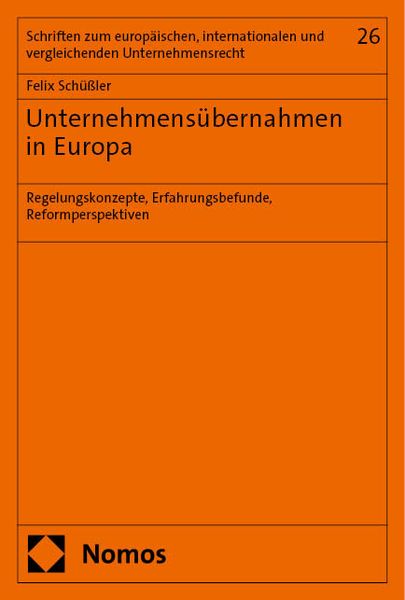 Produktbild: Unternehmens&uuml;bernahmen in Europa