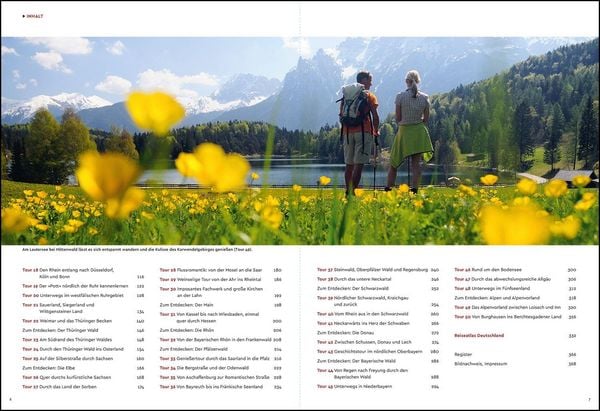 Produktbild: KUNTH Bildband Das gro&szlig;e Autowanderbuch Deutschland