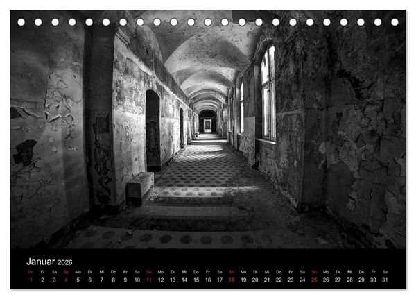 Produktbild: lost beauty (Tischkalender 2026 DIN A5 quer), CALVENDO Monatskalender