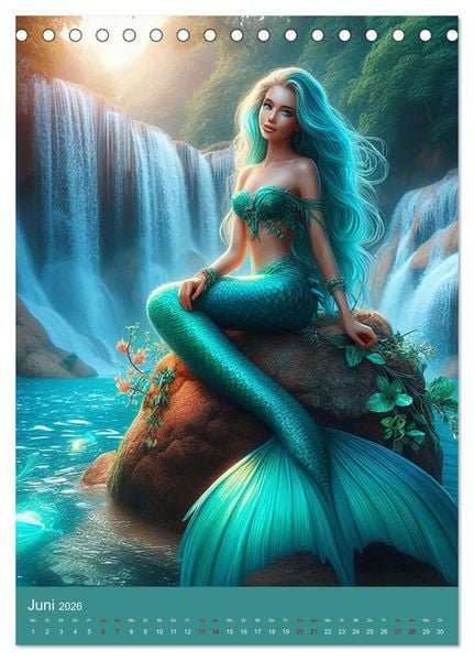 Produktbild: Mystische Welten, Fantasy Naturzauber (Tischkalender 2026 DIN A5 hoch), CALVENDO Monatskalender