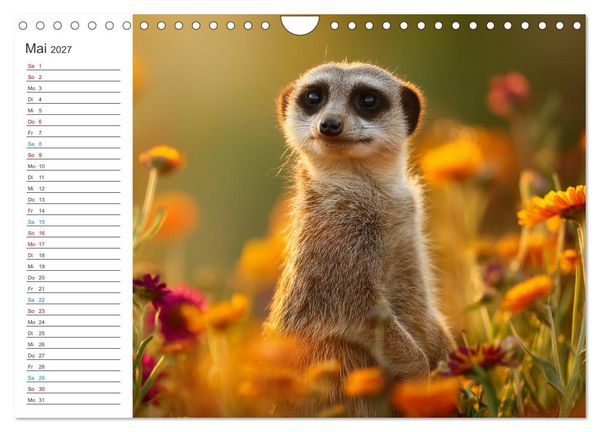 Produktbild: Die Welt der Erdm&auml;nnchen (Wandkalender 2027 DIN A4 quer), CALVENDO Monatskalender