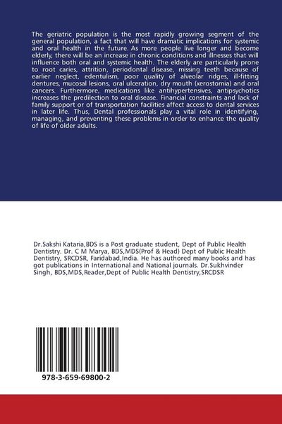 Produktbild: Oral Health Care for the Elderly