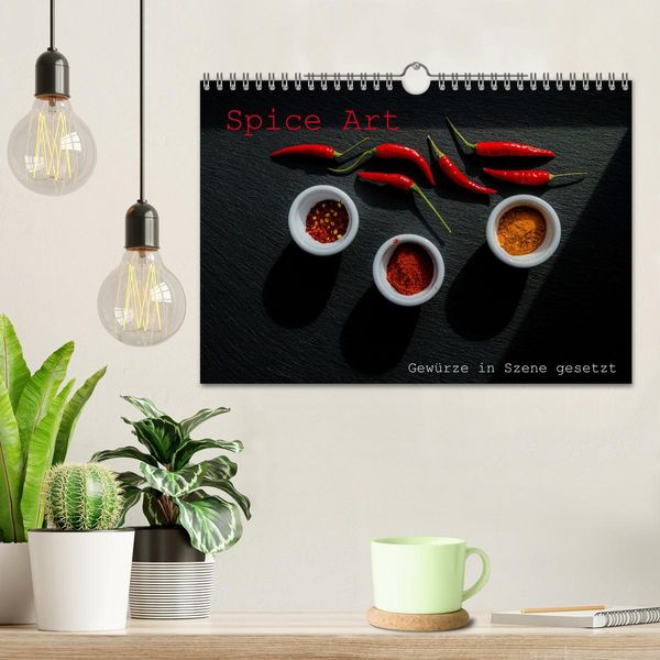 Produktbild: Spice Art - Gew&uuml;rze in Szene gesetzt (Wandkalender 2026 DIN A4 quer), CALVENDO Monatskalender