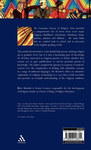 Produktbild: Continuum Glossary of Religious Terms