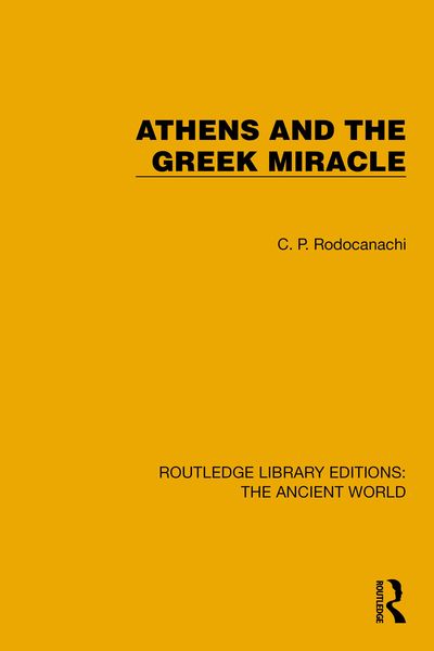Produktbild: Athens and the Greek Miracle