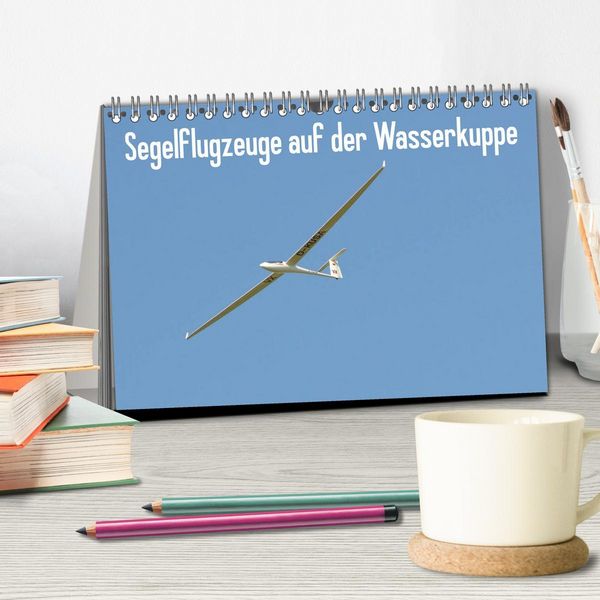 Produktbild: Flugzeuge auf der Wasserkuppe 2026 (Tischkalender 2026 DIN A5 quer), CALVENDO Monatskalender