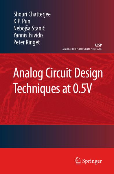 Produktbild: Analog Circuit Design Techniques at 0.5V