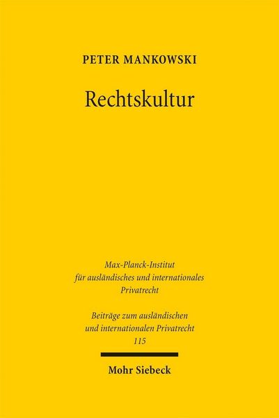 Produktbild: Rechtskultur