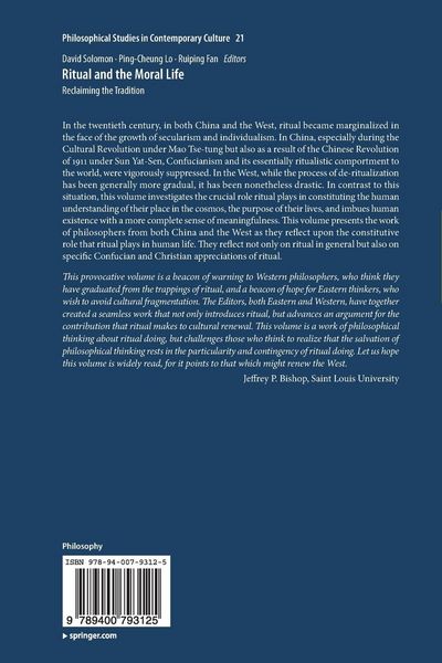 Produktbild: Ritual and the Moral Life
