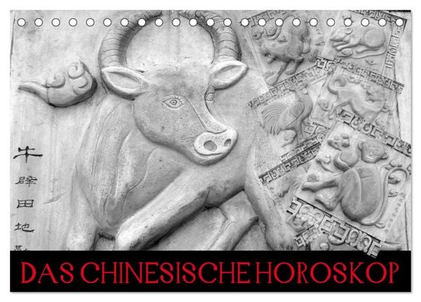 Produktbild: Das Chinesische Horoskop / Geburtstagskalender (Tischkalender 2026 DIN A5 quer), CALVENDO Monatskalender