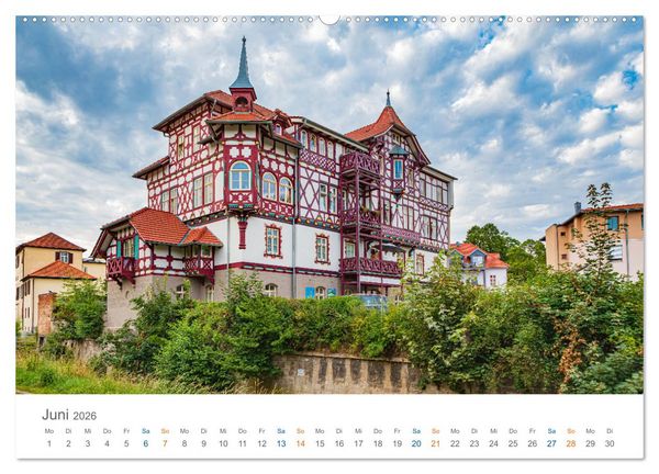 Produktbild: Meiningen - Th&uuml;ringische Theaterstadt (hochwertiger Premium Wandkalender 2026 DIN A2 quer), Kunstdruck in Hochglanz