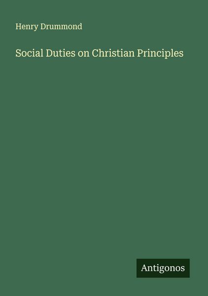 Produktbild: Social Duties on Christian Principles
