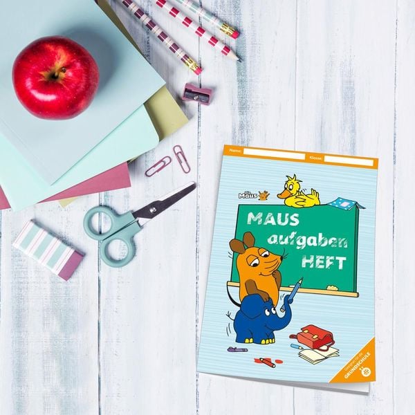 Produktbild: Tr&ouml;tsch Hausaufgabenheft Grundschule DIE MAUS