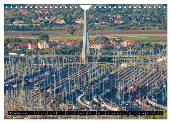 Produktbild: Halle an der Saale von oben (Wandkalender 2026 DIN A4 quer), CALVENDO Monatskalender