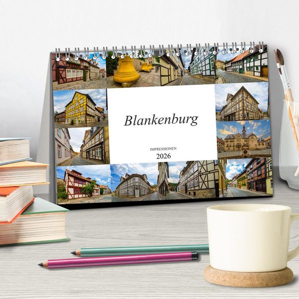 Produktbild: Blankenburg Impressionen (Tischkalender 2026 DIN A5 quer), CALVENDO Monatskalender