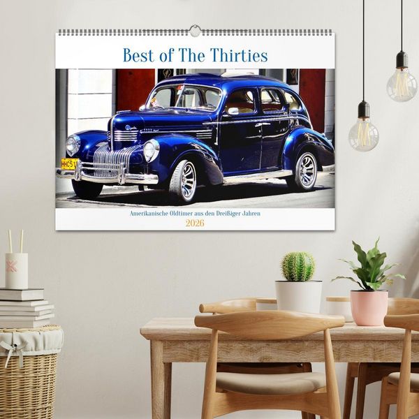 Produktbild: Best of The Thirties - Amerikanische Oldtimer aus den Drei&szlig;iger Jahren (Wandkalender 2026 DIN A2 quer), CALVENDO Monatskalender