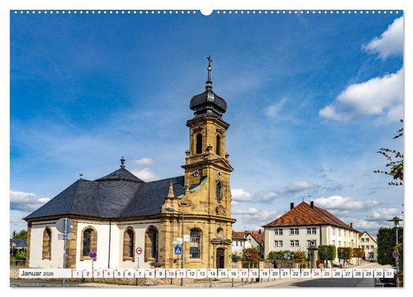 Produktbild: Landkreis Kitzingen (hochwertiger Premium Wandkalender 2026 DIN A2 quer), Kunstdruck in Hochglanz