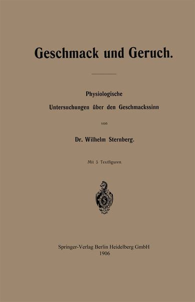 Produktbild: Geschmack und Geruch