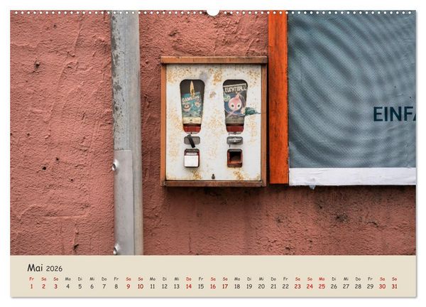 Produktbild: Kaugummiautomaten (hochwertiger Premium Wandkalender 2026 DIN A2 quer), Kunstdruck in Hochglanz