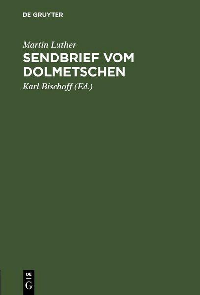 Produktbild: Sendbrief vom Dolmetschen