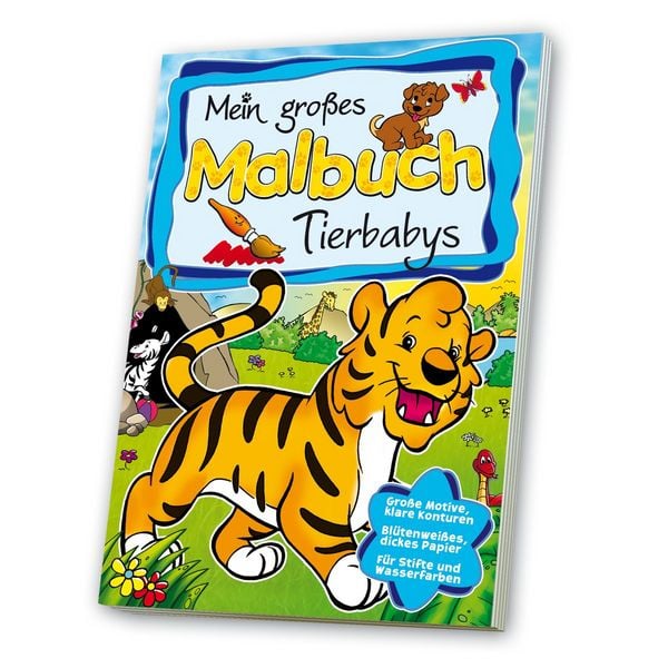 Produktbild: Malbuch Tiere & Tierbabys