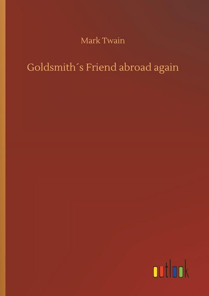 Produktbild: Goldsmith&acute;s Friend abroad again