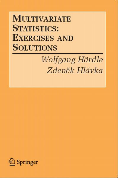 Produktbild: Multivariate Statistics: