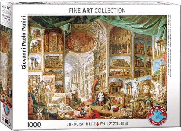 Eurographics 6000-5907 - Fine Art Collection, Giovanni Paolo Panini, Gallery of Views of Ancient Rome, Antikes Rom, Puzz