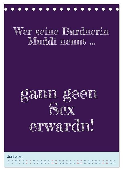 Produktbild: Ningeln&auml;sorum! Mundart und Dialekt Kalender Sachsen (Tischkalender 2026 DIN A5 hoch), CALVENDO Monatskalender