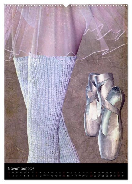 Produktbild: Ballerina Collection (hochwertiger Premium Wandkalender 2026 DIN A2 hoch), Kunstdruck in Hochglanz
