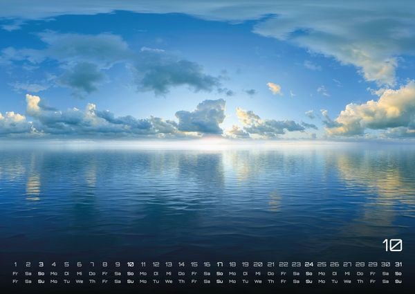 Produktbild: Meer &ndash; Im Rhythmus der Gezeiten! - 2027 - Kalender DIN A2