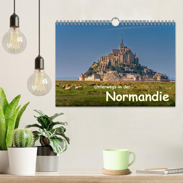 Produktbild: Unterwegs in der Normandie (Wandkalender 2026 DIN A4 quer), CALVENDO Monatskalender