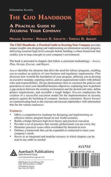 Produktbild: The CISO Handbook