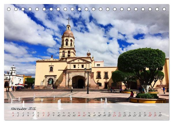 Produktbild: Mexiko - Bunte Vielfalt in Stadt und Land (Tischkalender 2026 DIN A5 quer), CALVENDO Monatskalender