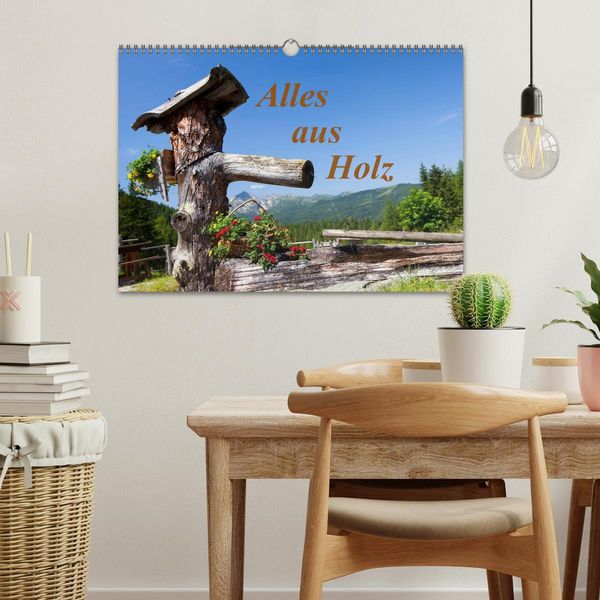 Produktbild: Alles aus Holz (Wandkalender 2026 DIN A3 quer), CALVENDO Monatskalender