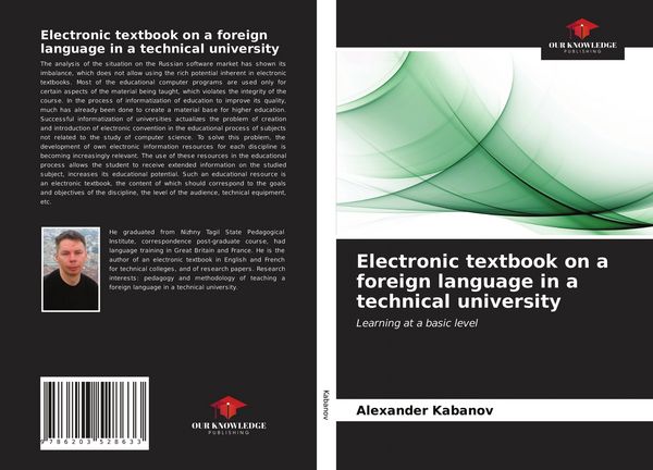 Produktbild: Electronic textbook on a foreign language in a technical university