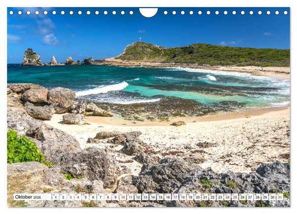 Produktbild: Karibik - Guadeloupe (Wandkalender 2026 DIN A4 quer), CALVENDO Monatskalender