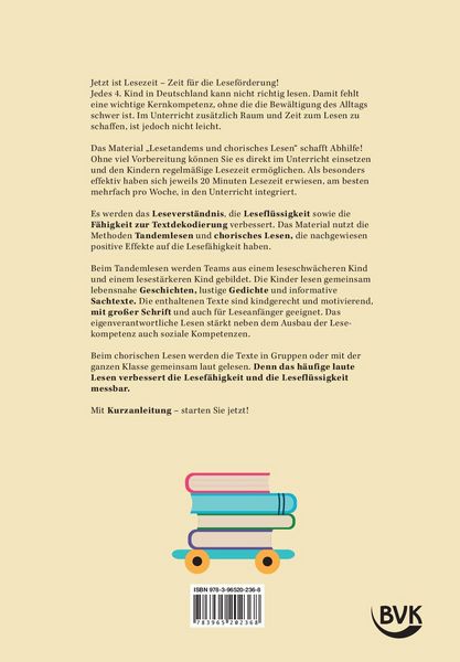 Produktbild: Lesetandems und chorisches Lesen &ndash; 2. Klasse